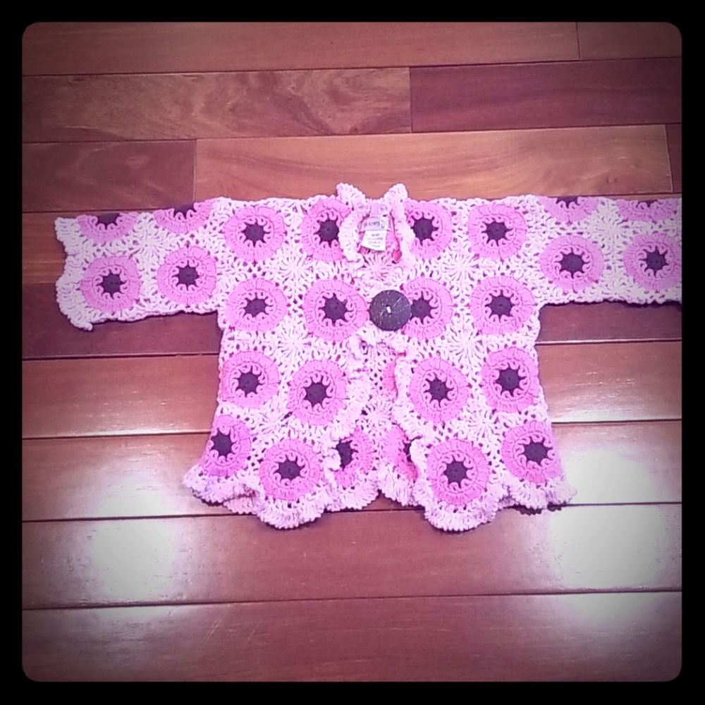 Baby girl knit sweater size 12/24